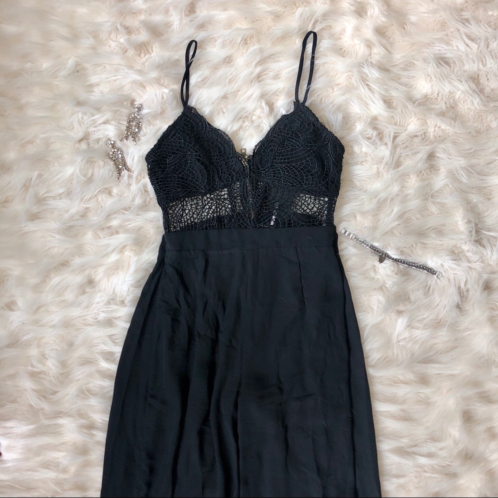 Black Lace Jumpsuit